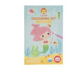 Tiger Tribe Colouring Set Mermaid