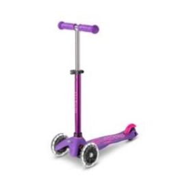 Mini Micro Scooter Deluxe LED Purple/Pink