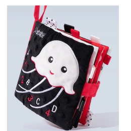 Jollybaby Black White & Red Cloth Book ABC