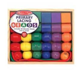 Melissa & Doug Primary Lacing Beads