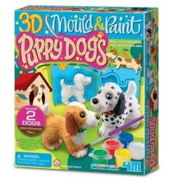 4m Mould & Paint 3D Puppy Dogs
