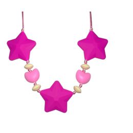 Necklace Sensory Chew – Star – Pink