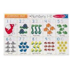 Melissa & Doug Write A Mat Numbers 1-10 (d)