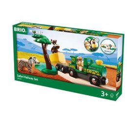 Brio Safari Railway Set 17pc