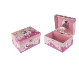 Jewellery Box Nutmeg Unicorn Keepsake Music Box