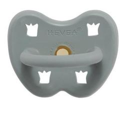 Hevea Pacifier Round Gorgeous Grey Size 3-36mt (d)