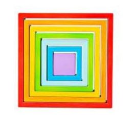 Bigjigs Wooden Stacking Squares