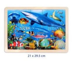 Fun Factory Jigsaw Puzzle 24pc Sealife