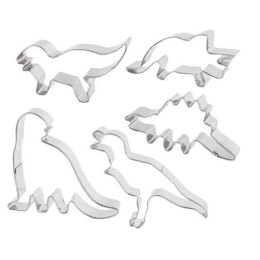 Metal Clay and Dough Cutters Dinosaur Pack of 5