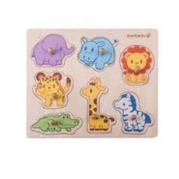 Everearth Safari Peg Puzzle