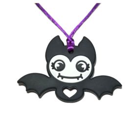 Necklace Sensory Chew – Halloween Bat Purple