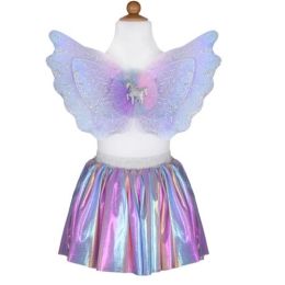 Great Pretender's Pastel Magic Unicorn Skirt & Wings Size 4-6
