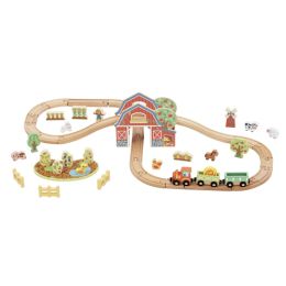 Tooky Toy Farm Train Set