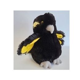 Minkplush Margo Black Cockatoo 17cm