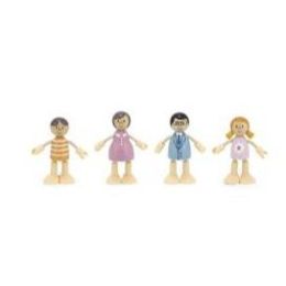 Viga Polar B 4pc Bendable Doll Family