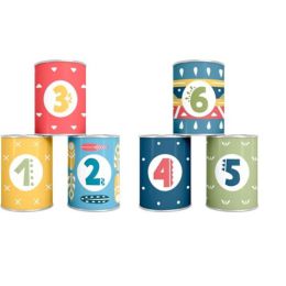 Eureka Kids Tin Can Alley Tribal Can Game