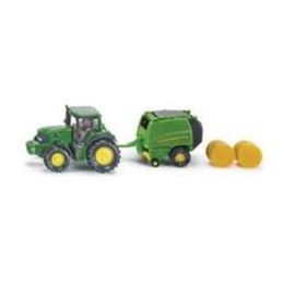 Siku John Deere Tractor With Round Baler