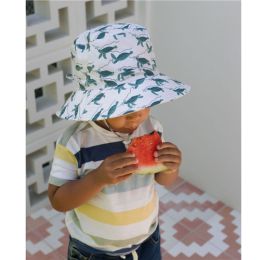 Acorn Turtles Wide Brim Bucket Hat Medium 52cm