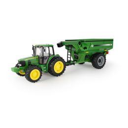 Big Farm 1:16 John Deere 7430 Tractor with Grain Cart