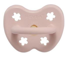 Hevea Pacifier Round Powder Pink Size 0-3mt (d)