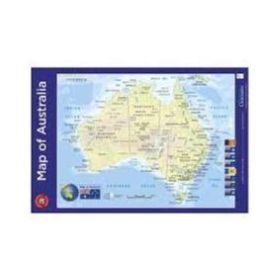 Poster Map Of Australia