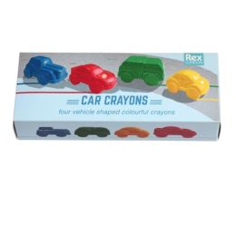 Rex London Car Crayons Set 4 Road Trip