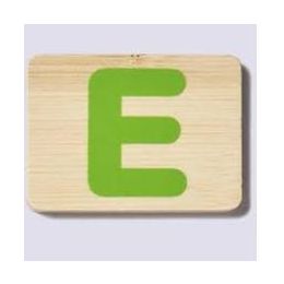 Name Train Bamboo Letter E