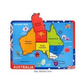 Fun Factory Puzzle Raised Australia Map