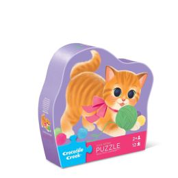 Crocodile Creek 12pc Mini Floor Puzzle Cute Kitten