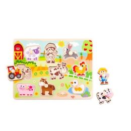Tooky Toy Farm Peg Puzzle