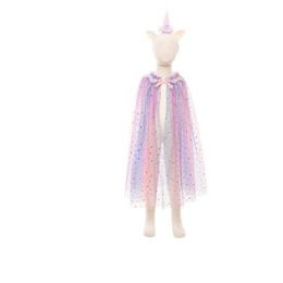 Great Pretender's Rainbow Unicorn Cape & Headband Size 4-6