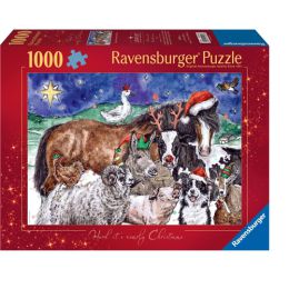 Ravensburger 1000pc Christmas Farm