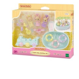 Sylvanian Triplet's Baby Bathtime Set