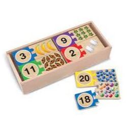 Melissa & Doug Numbers Wooden Puzzle