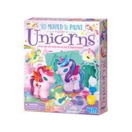 4m 3D Mould & Paint Glitter Unicorns