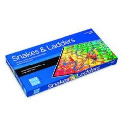 Blue Opal Snakes & Ladders