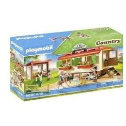 Playmobil Pony Shelter With Mobile Home (d)