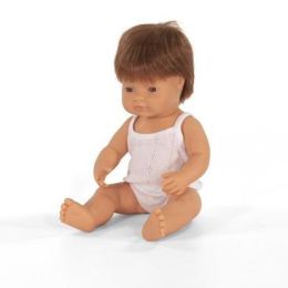 Miniland 38cm Caucasian Boy Red Hair Dressed Boxed