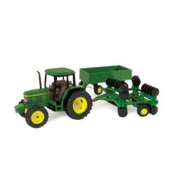 Ertl John Deere 1:32 6410 Tractor With Barge Wagon & Disk