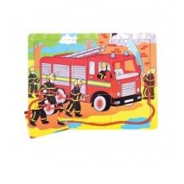Bigjigs Medium Tray Puzzle Fire Engine