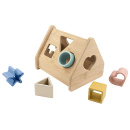 Playground Wooden House Shape Sorter