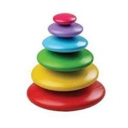 Bigjigs Rainbow Stacking Pebbles