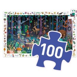 Djeco 100pc Observation Puzzle Enchanted Forest