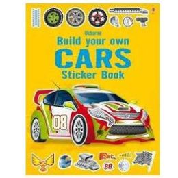 Usborne Build Your Own Cars Sticker Book