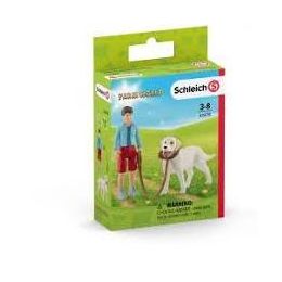 Schleich Walking With Labrador Retriever (d)