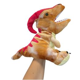 Plush Hand Puppet Parasaurolophus