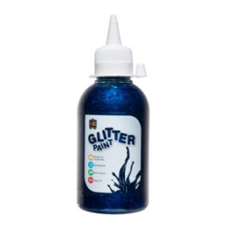 Glitter Paint 250ml Blue