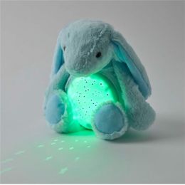 Jiggle & Giggle Blue Bunny Plush Night Light