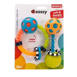 Sassy Baby My First Bend & Flex Rattle Set