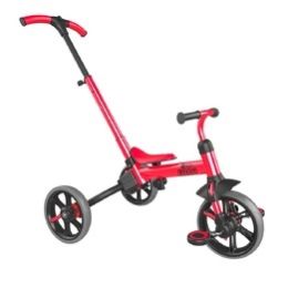 YVelo Flippa Trike 4 In 1 Red